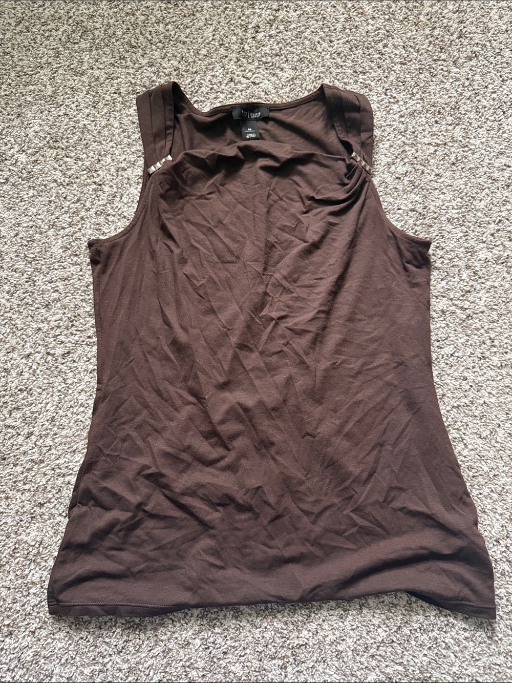 White House Black Market Brown Sleeveless Tank